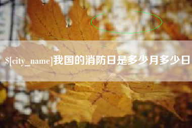 洛阳我国的消防日是多少月多少日