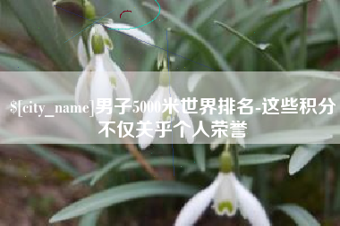 洛阳男子5000米世界排名-这些积分不仅关乎个人荣誉