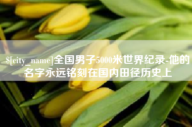 洛阳全国男子5000米世界纪录-他的名字永远铭刻在国内田径历史上