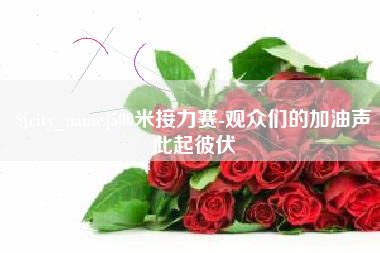 洛阳500米接力赛-观众们的加油声此起彼伏