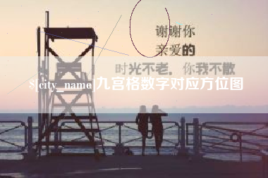 洛阳九宫格数字对应方位图