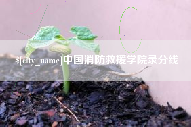 洛阳中国消防救援学院录分线