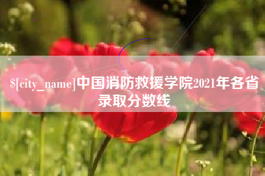 洛阳中国消防救援学院2021年各省录取分数线