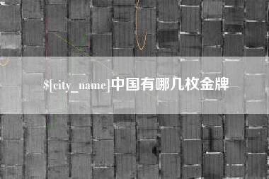 洛阳中国有哪几枚金牌