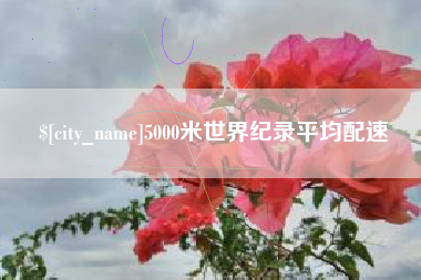 洛阳5000米世界纪录平均配速