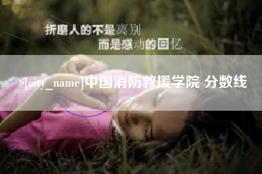 洛阳中国消防救援学院 分数线