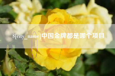 洛阳中国金牌都是哪个项目