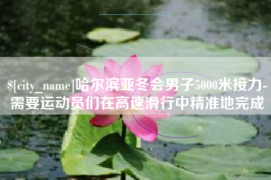 洛阳哈尔滨亚冬会男子5000米接力-需要运动员们在高速滑行中精准地完成