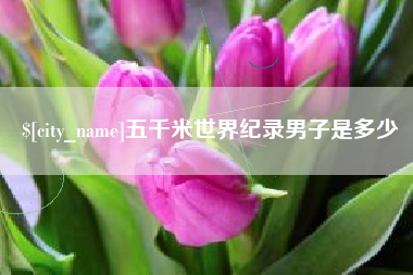 洛阳五千米世界纪录男子是多少