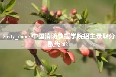 洛阳中国消防救援学院招生录取分数线2021