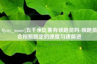 洛阳五千米比赛有领跑员吗-领跑员会按照既定的速度匀速前进