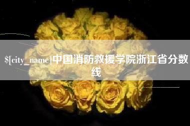 洛阳中国消防救援学院浙江省分数线