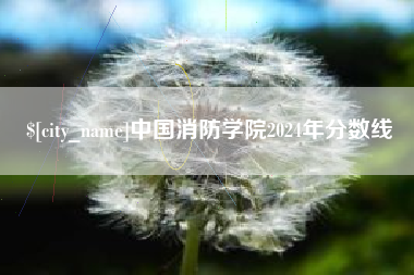 洛阳中国消防学院2024年分数线
