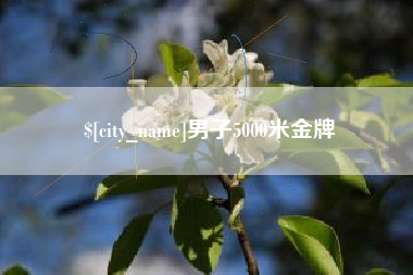 洛阳男子5000米金牌