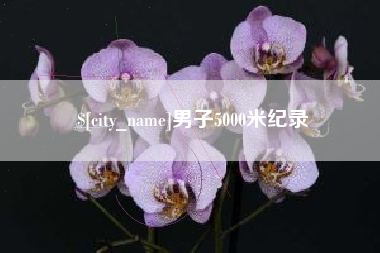 洛阳男子5000米纪录