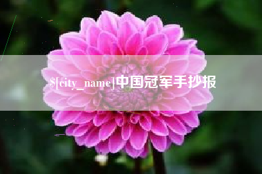 洛阳中国冠军手抄报