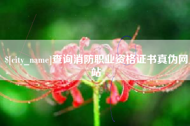 洛阳查询消防职业资格证书真伪网站