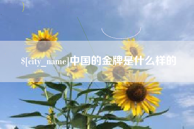 洛阳中国的金牌是什么样的